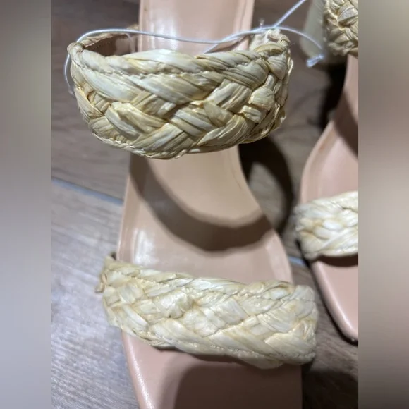 NWT! A New Day Straw Detail Women’s Sandals Size 8.5. - Picture 2 of 7